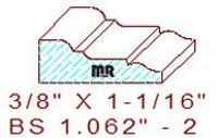 Base Shoe 1-1/16" - 2 Base Shoe 1-1/16" - 2