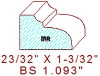 Base Shoe 1-3/32" Base Shoe 1-3/32"