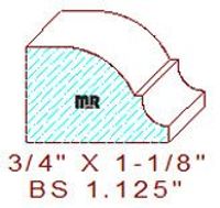 Base Shoe 1-1/8" Base Shoe 1-1/8"