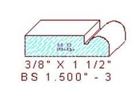 Base Shoe 1-1/2" - 3 Base Shoe 1-1/2" - 3
