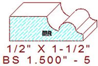 Base Shoe 1-1/2" - 5 Base Shoe 1-1/2" - 5