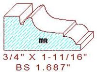 Base Shoe 1-11/16" Base Shoe 1-11/16"