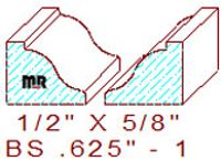 Base Shoe 5/8" - 1 Base Shoe 5/8" - 1