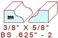 Base Shoe 5/8" - 2 Base Shoe 5/8" - 2