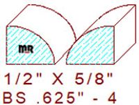 Base Shoe 5/8" - 4 Base Shoe 5/8" - 4
