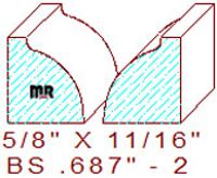 Base Shoe 11/16" - 2 Base Shoe 11/16" - 2