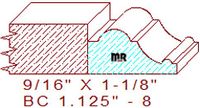 Base Cap 1-1/8" - 8