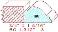 Base Cap 1-5/16" - 3 Base Cap 1-5/16" - 3