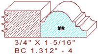 Base Cap 1-5/16" - 4 Base Cap 1-5/16" - 4