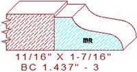Base Cap 1-7/16" - 3 Base Cap 1-7/16" - 3