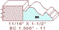 Base Cap 1-1/2" - 11 Base Cap 1-1/2" - 11