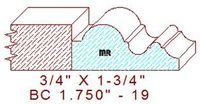 Base Cap 1-3/4" - 19 Base Cap 1-3/4" - 19