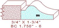Base Cap 1-3/4" - 6 Base Cap 1-3/4" - 6