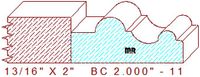 Base Cap Moulding 2" - 11