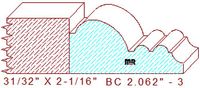 Base Cap 2-1/16" - 3 Base Cap 2-1/16" - 3