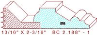 Base Cap 2-3/16" - 1 Base Cap 2-3/16" - 1