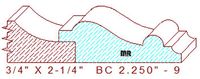 Base Cap 2-1/4" - 9 Base Cap 2-1/4" - 9