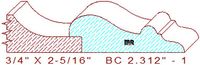 Base Cap 2-5/16" - 1 Base Cap 2-5/16" - 1