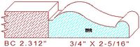 Base Cap 2-5/16" Base Cap 2-5/16"