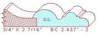 Base Cap 2-7/16" - 2 Base Cap 2-7/16" - 2