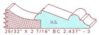 Base Cap 2-7/16" - 3 Base Cap 2-7/16" - 3