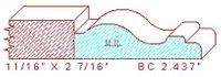 Base Cap 2-7/16" Base Cap 2-7/16"