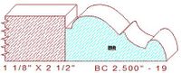 Base Cap 2-1/2" - 19 Base Cap 2-1/2" - 19