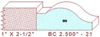 Base Cap 2-1/2" - 21 Base Cap 2-1/2" - 21