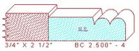 Base Cap 2-1/2" - 4 Base Cap 2-1/2" - 4