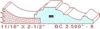 Base Cap 2-1/2" - 8 Base Cap 2-1/2" - 8