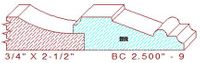 Base Cap 2-1/2" - 9 Base Cap 2-1/2" - 9