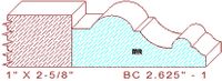 Base Cap 2-5/8" - 1 Base Cap 2-5/8" - 1