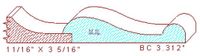 Base Cap 3-5/16" Base Cap 3-5/16"