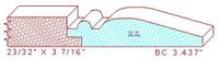 Base Cap 3-7/16" Base Cap 3-7/16"