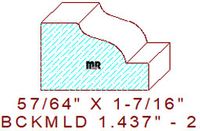 Brickmould 1-7/16" - 2 Brickmould 1-7/16" - 2