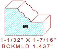 Brickmould 1-7/16" Brickmould 1-7/16"