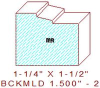 Brickmould 1-1/2" - 2 Brickmould 1-1/2" - 2