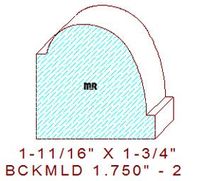 Brickmould 1-3/4" - 2 Brickmould 1-3/4" - 2