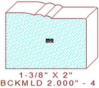 Brick Mould 2" - 4