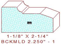 Brickmould 2-1/4" - 1 Brickmould 2-1/4" - 1