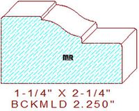 Brickmould 2-1/4"