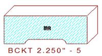 Backout/Relief Cut 2-1/4" - 5 Backout/Relief Cut 2-1/4" - 5