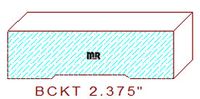 Backout/Relief Cut 2-3/8" Backout/Relief Cut 2-3/8"