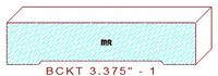 Backout/Relief Cut 3-3/8" - 1 Backout/Relief Cut 3-3/8" - 1
