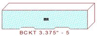 Backout/Relief Cut 3-3/8" - 5 Backout/Relief Cut 3-3/8" - 5
