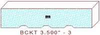 Backout/Relief Cut 3-1/2" - 3 Backout/Relief Cut 3-1/2" - 3