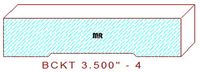 Backout/Relief Cut 3-1/2" - 4 Backout/Relief Cut 3-1/2" - 4