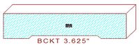 Backout/Relief Cut 3-5/8" Backout/Relief Cut 3-5/8"