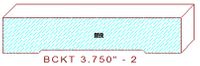 Backout/Relief Cut 3-3/4" - 2 Backout/Relief Cut 3-3/4" - 2