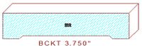 Backout/Relief Cut 3-3/4" Backout/Relief Cut 3-3/4"